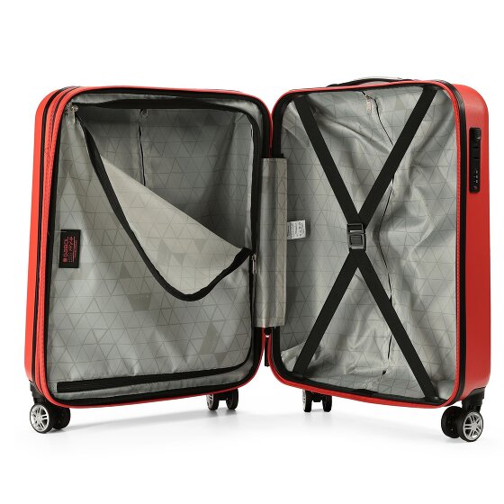 Gabol Future Plus 4 roulettes Trolley de cabine 55 cm avec soufflet d'extension