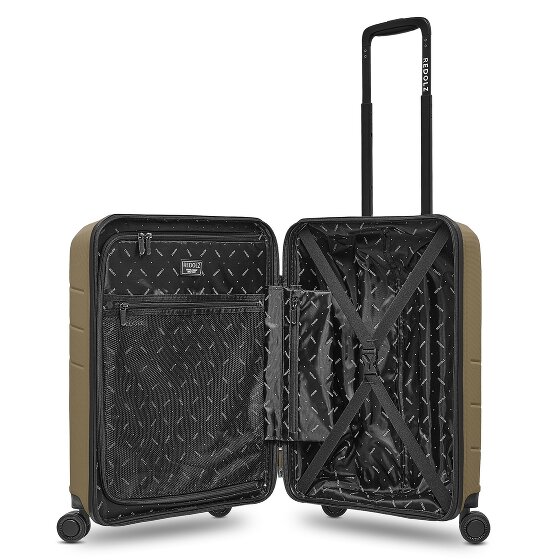 Redolz Essentials 17 trolley cabine 4 roulettes 55 cm poche souple pour ordinateur portable