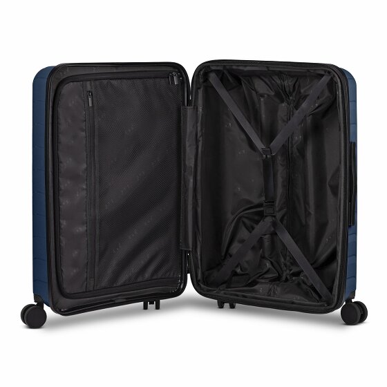 d&n Toronto 4 roulettes Trolley M 65 cm avec soufflet d'extension