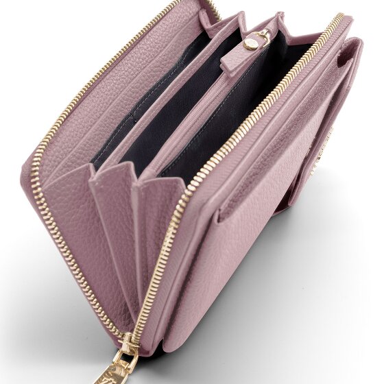 Lazarotti Bologna Leather Zip-Around Porte-monnaie Porte-téléphone en cuir 19 cm