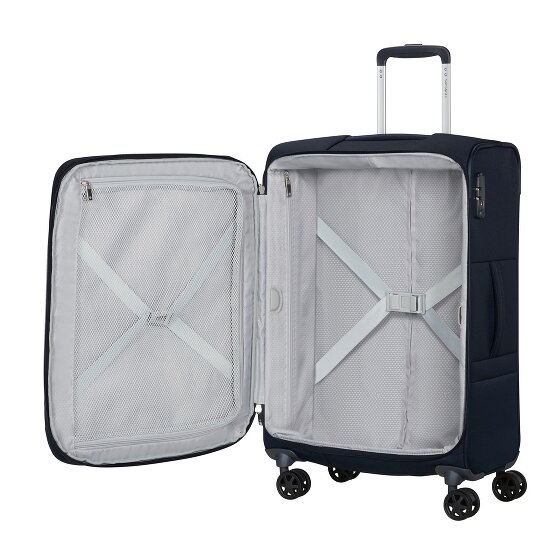 Samsonite Base Boost 4 roues Valise cabine 66 cm '"avec soufflet d''extension"'