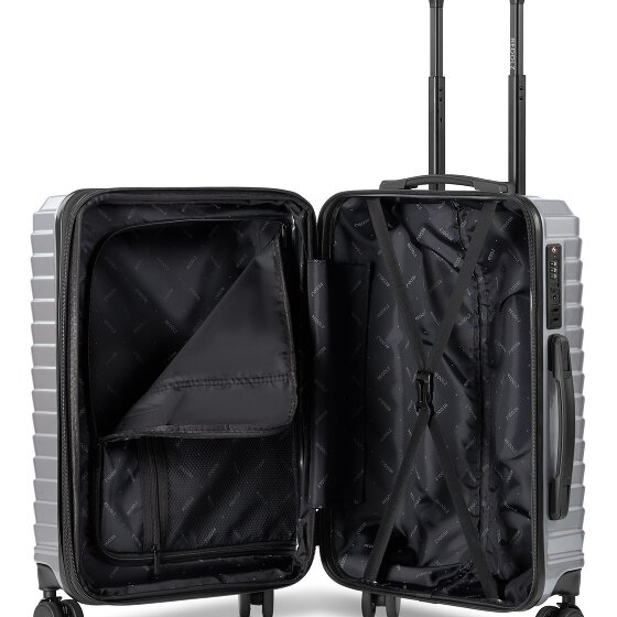 Redolz Essentials 18 4 roulettes Trolley de cabine 55 cm avec soufflet d'extension