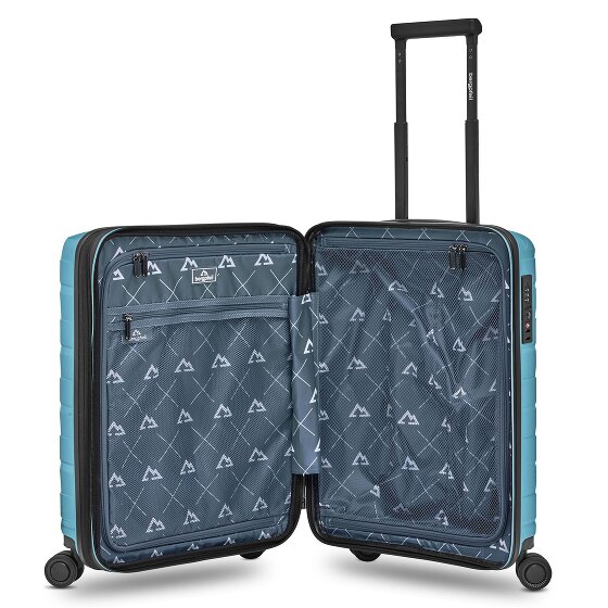 Bergpfeil Travel 4 roues Valise cabine S 55 cm avec soufflet d'extension