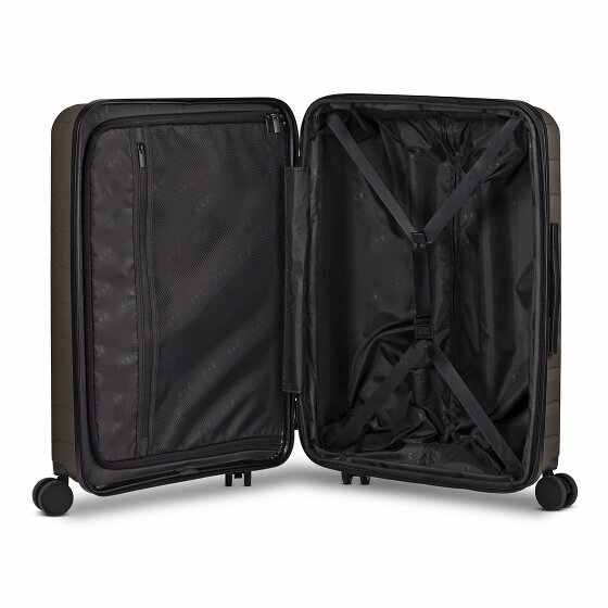 d&n Toronto 4 roulettes Trolley M 65 cm avec soufflet d'extension