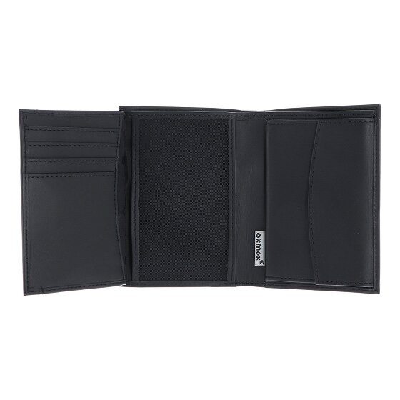 oxmox Leather Porte-monnaie Protection RFID Cuir véritable 13 cm