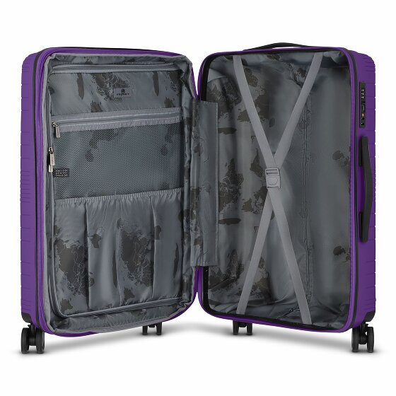 Franky Dallas 3.0 Set de valises à 4 roulettes 3 pièces avec soufflet d'extension