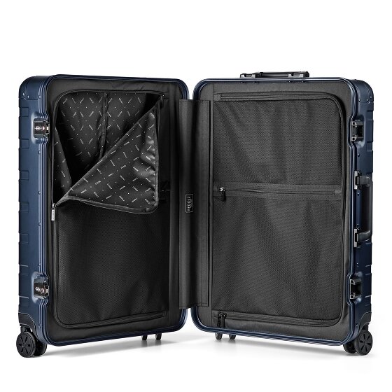 Redolz Set de valises à 4 roues en Aluminium Pro S+L
