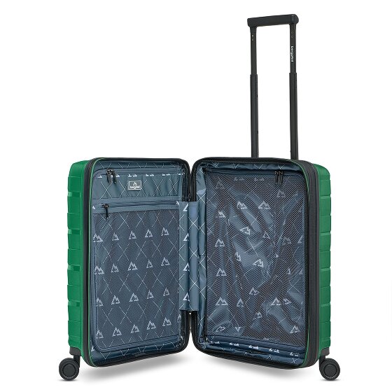 Bergpfeil Travel 4 roues Valise cabine 55 cm Compartiment ordinateur avec soufflet d'extension