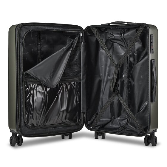 Roberto Cavalli Florence 4 roues Valise cabine 63 cm avec soufflet d'extension