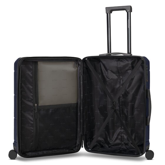 Police London 4 roulettes Trolley 64 cm avec soufflet d'extension