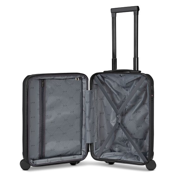 d&n South Dakota 4 roulettes Trolley de cabine S 55 cm avec soufflet d'extension