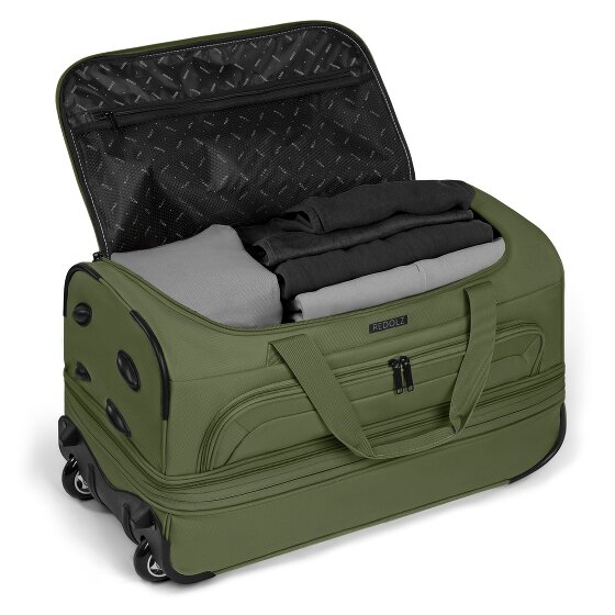Redolz Sac de voyage Duffle Essentials à 2 roulettes 55 cm M avec soufflet d'extension