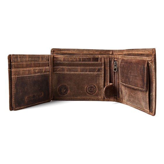 Greenburry Karpfen Porte-monnaie Cuir véritable 12.5 cm