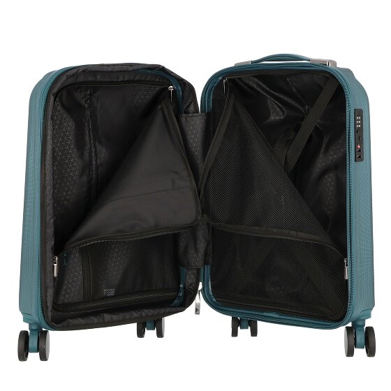 Polestream Moonrock 4 roulettes Trolley de cabine 55 cm avec soufflet d'extension