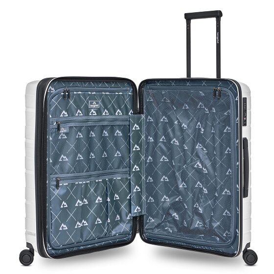 Bergpfeil Travel Set de valises à 4 roulettes 3 pièces avec soufflet extensible