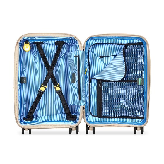 Delsey Paris Lutece 4 roues Valise cabine 55 cm '"avec soufflet d''extension"'
