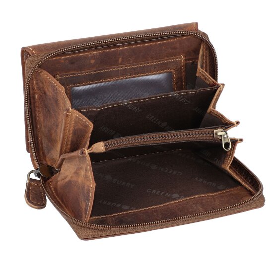 Greenburry Porte-monnaie Vintage RFID cuir 14 cm