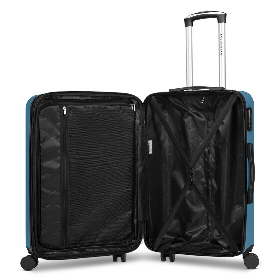 Check.In Paradise 2.0 4 roues Valise cabine M 68 cm avec soufflet d'extension