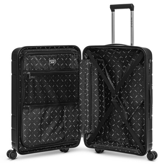 Redolz Essentials 11 3-SET 4 roulettes Set de valises 3 pièces