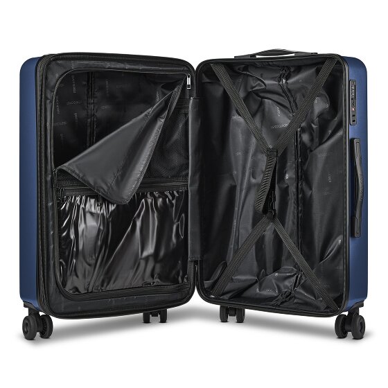 Roberto Cavalli Florence 4 roues Valise cabine 63 cm avec soufflet d'extension