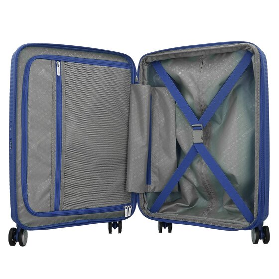 American Tourister Soundbox 4 roues Valise cabine 55 cm avec soufflet d'extension