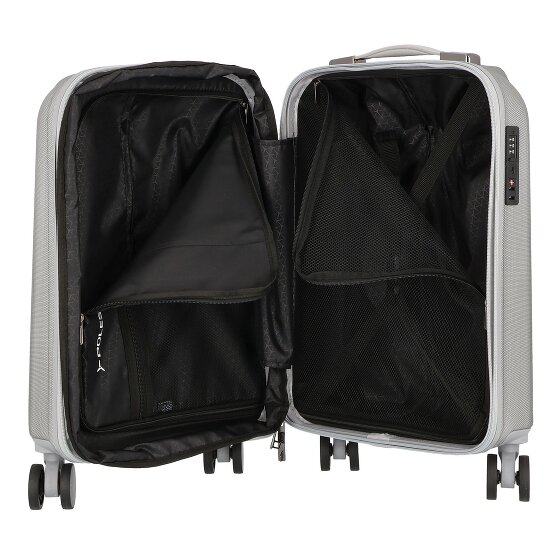 Polestream Moonrock 4 roulettes Trolley de cabine 55 cm avec soufflet d'extension