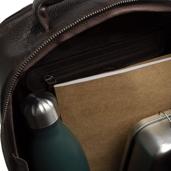 The Chesterfield Brand Serenzo Daypack Cuir véritable 40 cm Compartiment ordinateur