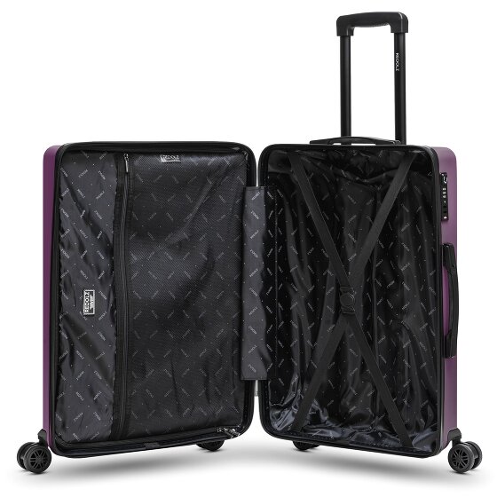 Redolz Essentials 08 3-SET 4 roulettes Set de valises 3 pièces