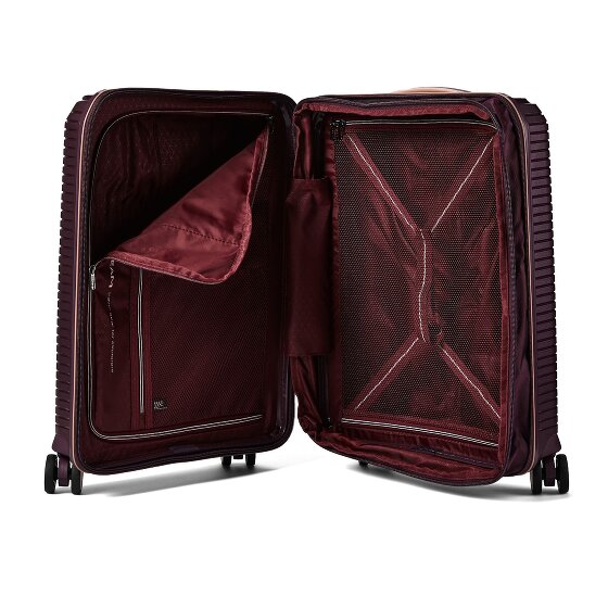 Polestream Paris 4 roulettes Trolley de cabine 55 cm avec soufflet d'extension