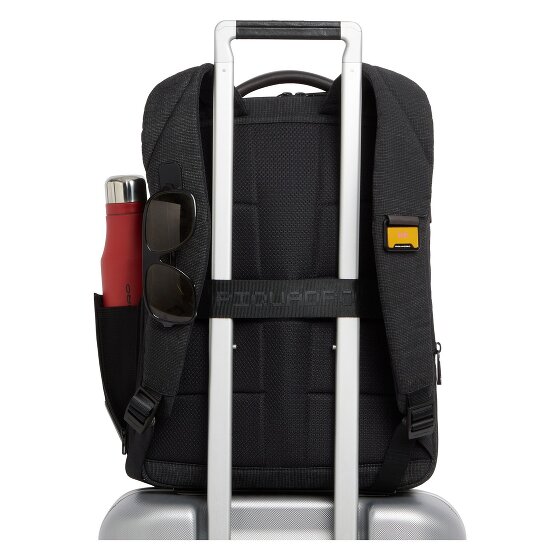 Piquadro Sync Daypack Protection RFID Cuir véritable 47 cm Compartiment ordinateur