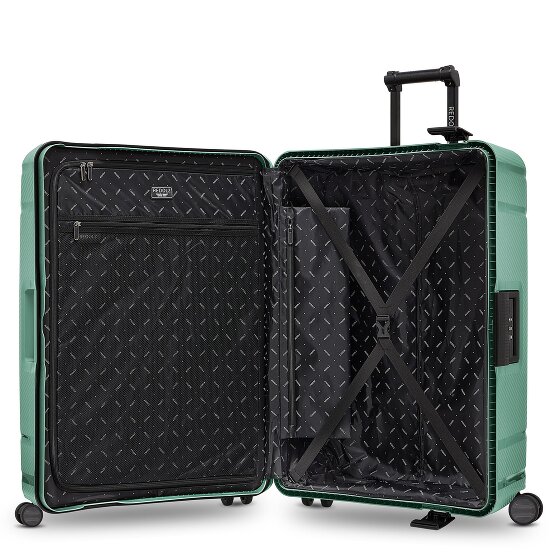 Redolz Essentials 15 Set de valises à 4 roulettes 3 pièces avec fermeture à trois points