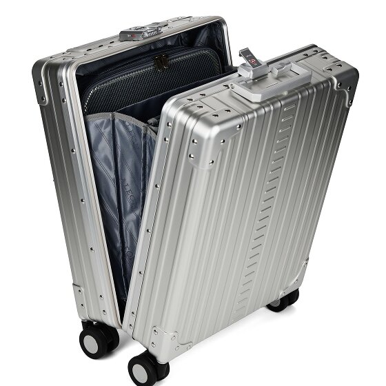 Aleon Valise cabine Business à 4 roues en Aluminium, 50 cm, avec compartiment pour ordinateur portable