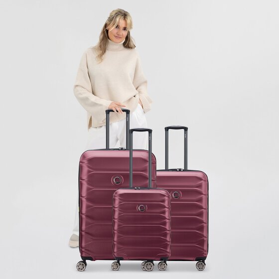 Delsey Paris Meteor 4 roulettes Set de valises 3 pièces avec soufflet d'extension