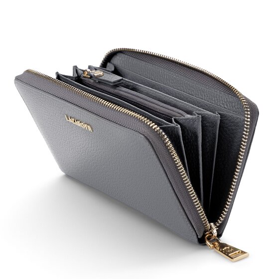 Lazarotti Bologna Leather XL Porte-monnaie zip-around en cuir 19 cm