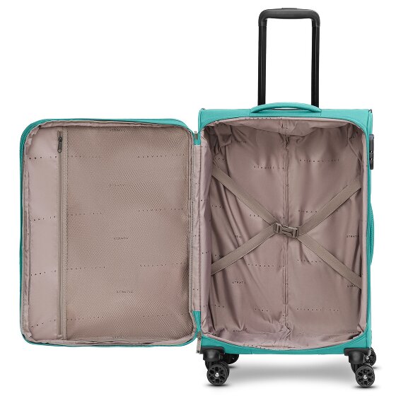 Stratic taska 4 roues trolley M 65 cm avec soufflet d'extension