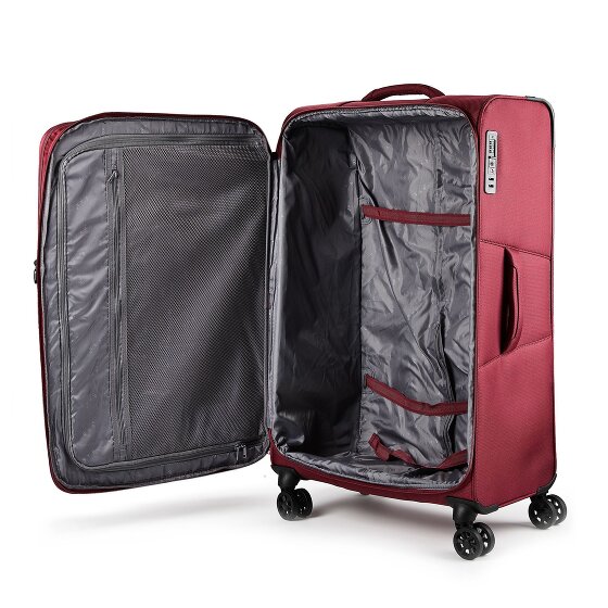 d&n Travel Line 9804 4 roues Valise cabine L 78 cm avec soufflet d'extension