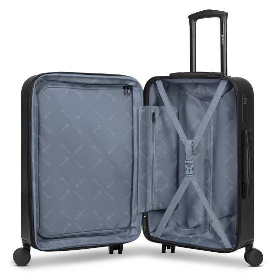 bugatti Valencia 2.0 4 roulettes Set de valises 3 pièces avec soufflet d'extension