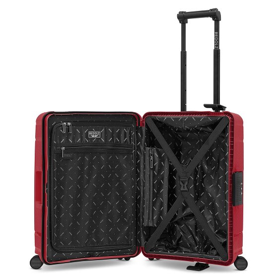 Redolz Essentials 15 : valise cabine à 4 roues de 55 cm avec fermeture à trois points
