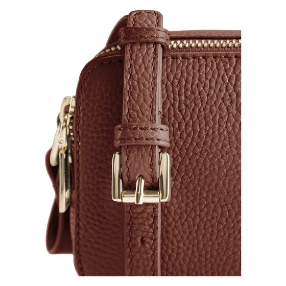 Lazarotti Bologna Leather Sac à bandoulière Camera-Bag en cuir double zip 18 cm