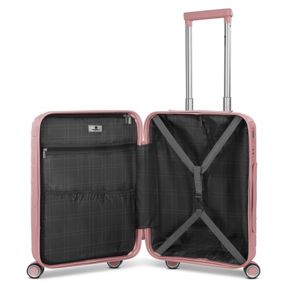 Franky London 4 roulettes Trolley de cabine S 55 cm avec soufflet d'extension