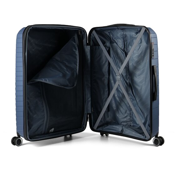 Benzi 5808 4 roulettes Trolley 74 cm avec soufflet d'extension