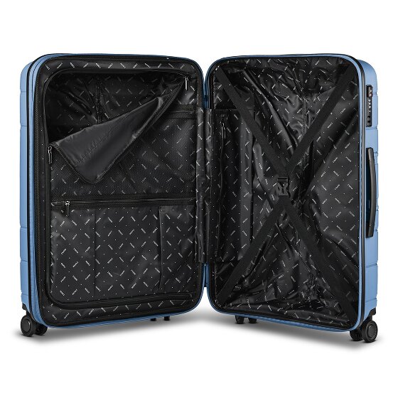 Redolz Essentials 11 4 roues Valise cabine 66 cm avec soufflet d'extension