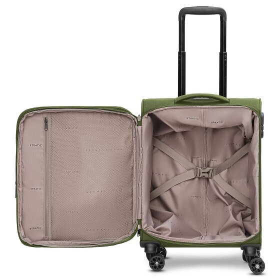 Stratic taska 4-roues trolley cabine S 55 cm avec soufflet d'extension