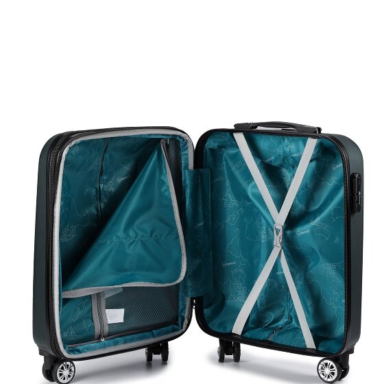 Benzi 5493 4 roulettes Trolley de cabine S 53 cm avec soufflet d'extension