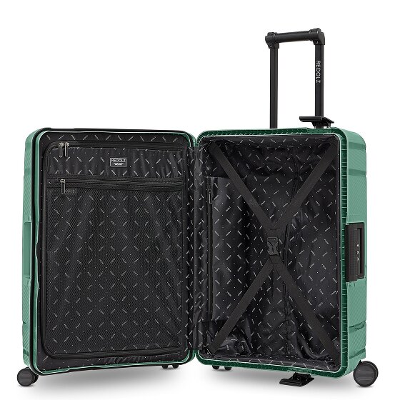 Redolz Essentials 15 trolley à 4 roulettes 65 cm avec fermeture à trois points