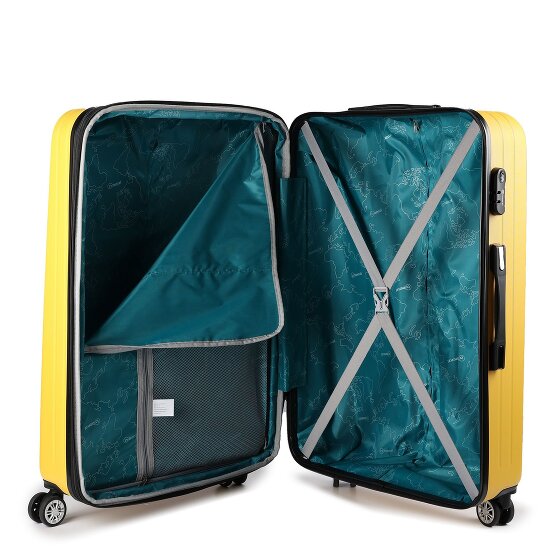 Benzi 5493 4 roulettes Trolley L 77 cm avec soufflet d'extension