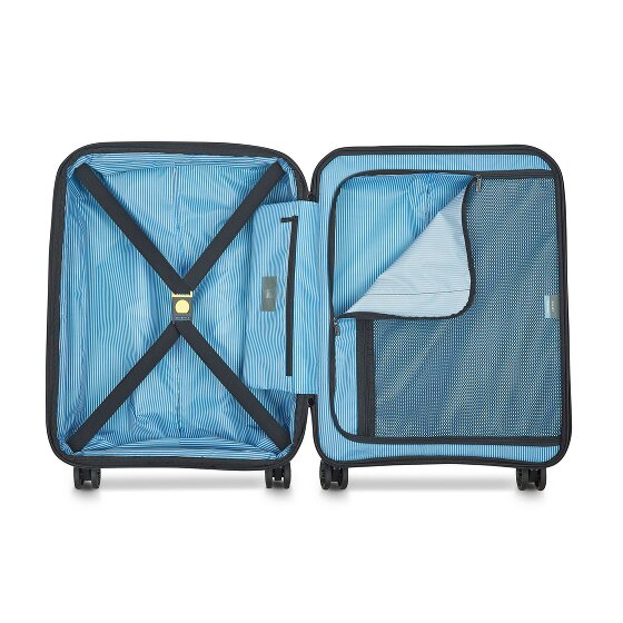 Delsey Paris Lutece Se 4 roues Valise cabine 55 cm '"avec soufflet d''extension"'
