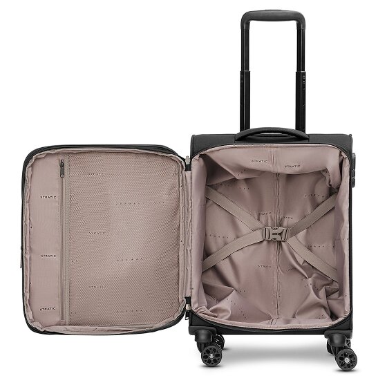 Stratic taska 4-roues trolley cabine S 55 cm avec soufflet d'extension