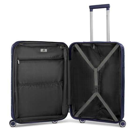 Franky London 4 roulettes Set de valises 3 pièces avec soufflet d'extension