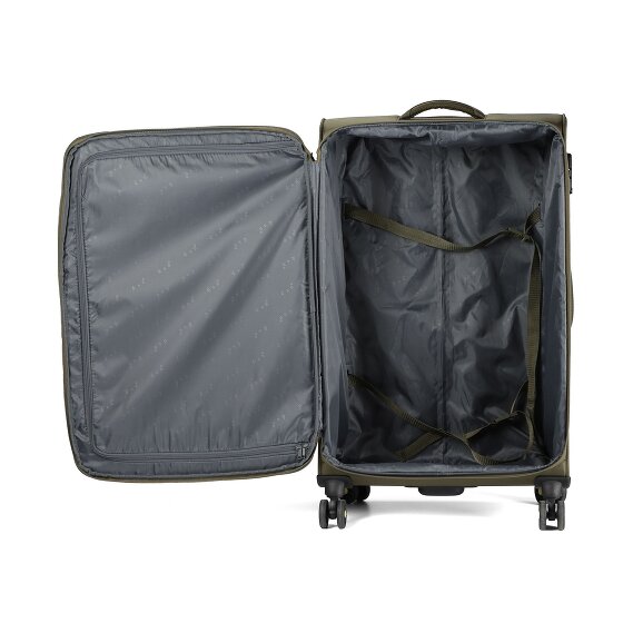 d&n Travel Line 9704 4 roues Valise cabine L 78 cm avec soufflet d'extension